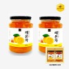 허니비푸드 꿀을 그린사람들 과일차 2종 F세트(레몬차500g+레몬차500g)
