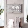 국산 루나리스 GPS수신 LED 벽시계 비앙코 36cm