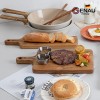 제너 티크나무 원목 플레이팅도마 + 핸들도마