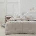 [쉐모아] 타비스 베이지 마이크로 차렵이불Q 단품