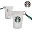 [100%정품] 태국 스타벅스 테이크아웃컵 화이트 파우치 (STBUP10)