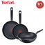 테팔 퍼펙트 쿠킹 다크 인덕션 프라이팬 24cm+28cm+멀티팬 28cm TFC-PC48W