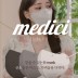 메디치 라이트핏 새부리형 마스크 KF94 100매(5매씩)/화이트