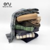 ONU 프리미엄 램스울 100% 체크 머플러