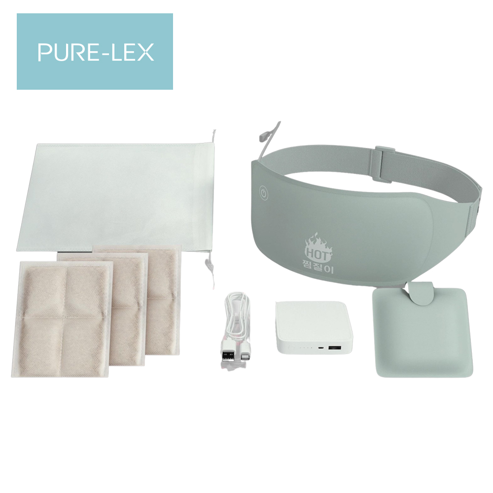 퓨어렉스 스마트 HOT 쑥 찜질이 온열 복대 (배터리포함) KTN-2201