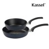 카셀 국내생산 블루 라이트 인덕션 (IH) 2종 A 세트(프라이팬28cm+ 궁중팬 24cm)