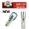 White Laser 멀티 LED 충전식 줌 서치 라이트 랜턴 520A