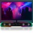 유니콘 2세대 레인보우 RGB LED 게이밍 USB 2채널 컴퓨터 PC사운드바 스피커 SB-M9
