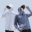 남성 실크 바람막이 자외선차단 윈드브레이커 자켓