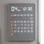 플라이토 와이파이 자이언트 전자달력 인테리어 LED 벽시계 50cm ENG