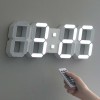 플라이토 코드리스 무선 인테리어 3D LED 벽시계 38cm 화이트(+배터리 6개)