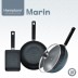 Hamptons 햄튼 마린(Marin) 인덕션 후라이팬 18F+26F+26W+26G 3종-C (4P) HTMR-8SF6F6W6G