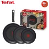 테팔 인덕션 델리커시 티타늄 프라이팬 22cm+24cm+28cm TFC-ID248