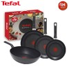 테팔 인덕션 델리커시 티타늄 프라이팬 22cm+24cm+28cm+멀티팬 28cm TFC-ID248W