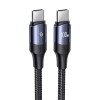 크리스탈 클라우드 100W C to C 고속충전 케이블, 2m