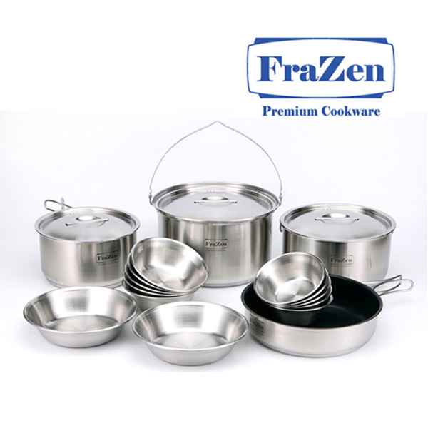 [프라젠] FraZen 프리미엄 쿡웨어 코펠 20P 세트 (9~10인용)