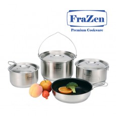 [프라젠] FraZen 프리미엄 쿡웨어 코펠 8P 세트 (7~8인용)