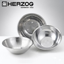 [헤르조그]스테인레스 믹싱보올 3종세트(24cm)