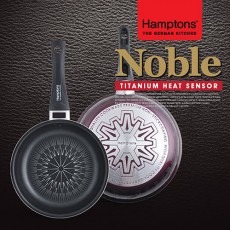 [Hamptons]독일햄튼 노블 티타늄 열센서 궁중팬 28cm