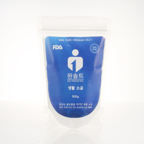 원솔트 생활소금 500g