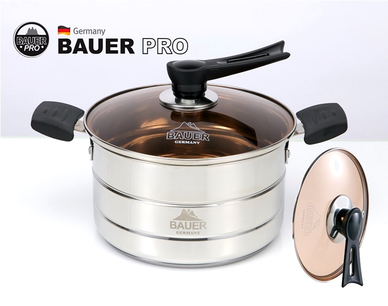 [BAUER PRO GERMANY]NEW 독일 바우어 프로 3중바닥 IH 양수냄비 20cm