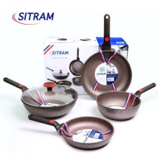 [SITRAM] 시트램 그라노블코팅 팬&웍 5종 세트