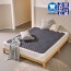 곰표한일 EMF 폰지 탄소 전기요 심플 블랙그레이_퀸더블 분리난방 PONGEE_SIMPLE_BLACKGREY_QD2
