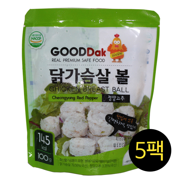 청양고추 닭가슴살볼 100gx5팩