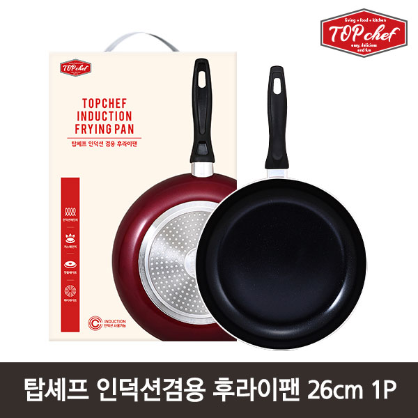 탑셰프 인덕션 겸용 후라이팬26cm 1P