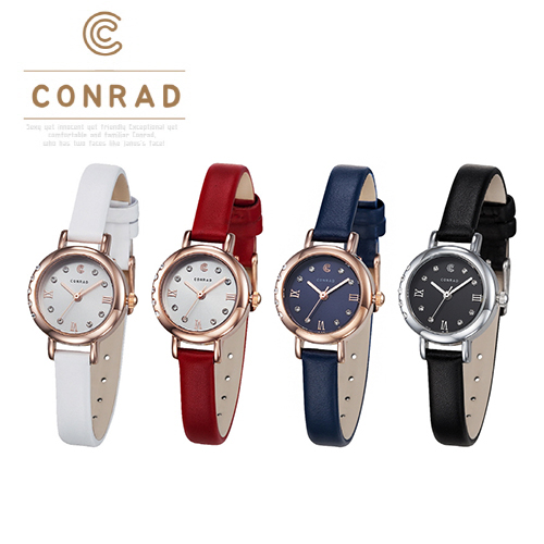 [CONRAD]콘라드 여성 가죽시계 CD001WL