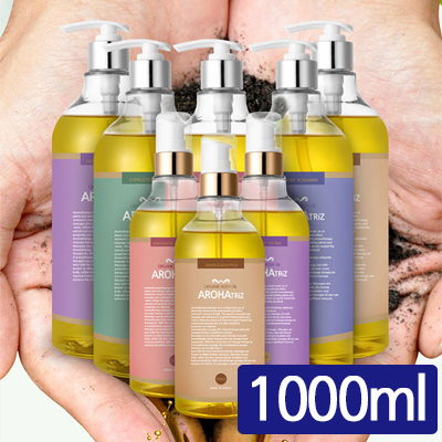 아로하트리즈 마사지 오가닉 바디 오일 1000ml 5종 택1