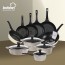 독일 콕스타 아델라 인덕션 주물 팬&냄비 10종 세트 KSC-ADIH068WD4GRS8P04C4