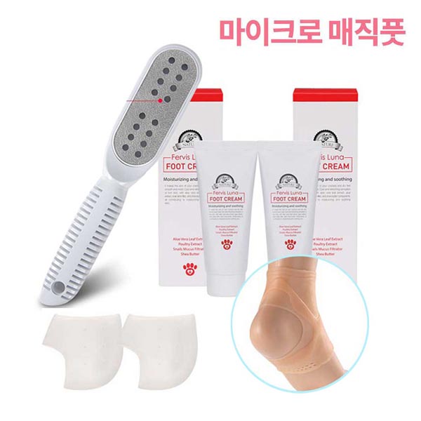 마이크로 매직풋 6종/본품+풋크림2개(100ml)+풋패드2개+발목보호대1개