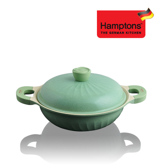 [Hamptons]독일 햄튼 벤타니 세라믹 양수웍냄비 28cm HTV-V28PP