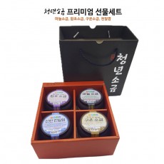 [청년소금] 청년소금 선물세트 4구 (400g*4)