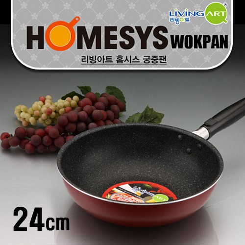 [리빙아트] 홈시스 궁중팬 24Cm, lhs-3024w