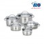 ELO 코바 3중바닥 스텐레스 냄비 5종(16cm편수,18cm양수,24cm전골,24cm곰솥)