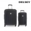 [DELSEY]델시 플라니나 캐리어 블랙 기내+화물 2종