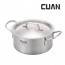 [CUAN] 쿠앤 헤닝 통3중 스텐레스 냄비 24양수