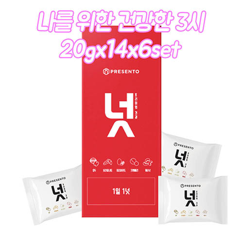 프레젠토 넛 (20g * 14개입) 6세트