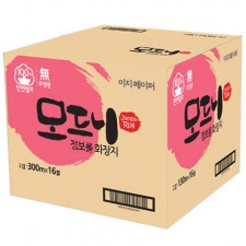 모드니 점보롤 화장지 100%천연펄프 무형광 엠보 2겹 300m (16롤*1박스)