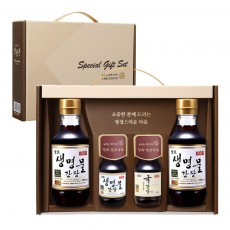 [신앙촌] L 2호 / 생명물간장360mL×2,양조 생명물간장 120mL×1,깔끔한국간장120mL×1