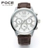 [FOCE]남성 가죽 손목시계 FM7502WR