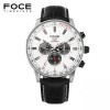 [FOCE]남성 가죽 손목시계 FM6304WH