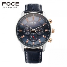 [FOCE]남성 가죽 손목시계 FM6304BU