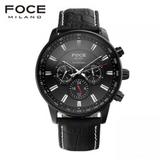 [FOCE]남성 가죽 손목시계 FM6304BBK