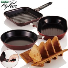 [네오플램] 에콜론 티타늄코팅 마이팬 5p B세트 [백화점 판매 동일제품]