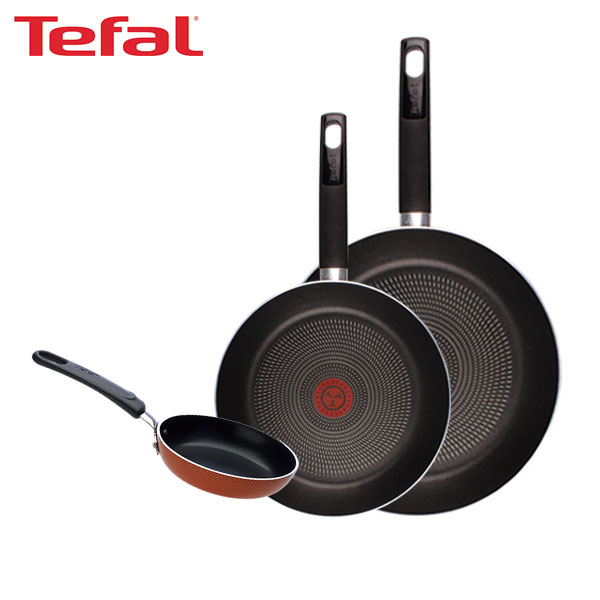 [테팔] 데코레이티브 시리즈 프라이팬 26cm+30cm+미니팬 12cm TFC-DS630EP12