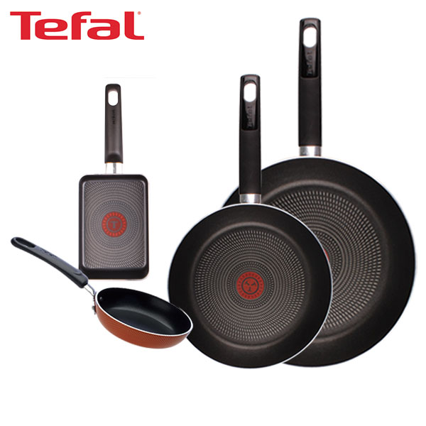 [테팔] 데코레이티브 시리즈 프라이팬 24cm+30cm+미니팬 12cm+사각 에그팬 12X18cm TFC-DS430EP12S18