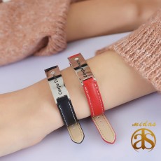MIDAS 게르마늄 천연 소가죽팔찌 (큐빅,카르페디엄)/한정할인가!